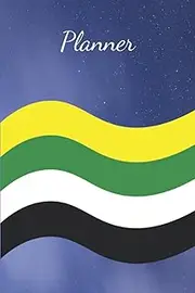 Planner: A Zach Godfrey Weekly Planner | Rainbow | LGBTQIA Pride Design 15 Skoliosexual Flag | Undated