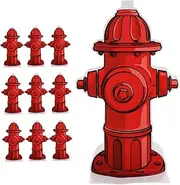 Mikinona Fire Hydrant Stickers for Dog Training 10 Pack Indoor Potty Training Aid for Puppies