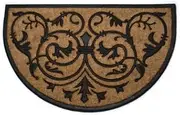 Abbott Collection 35-RFW-1359 Jumbo Half Round Scroll Doormat, 30" x 48"