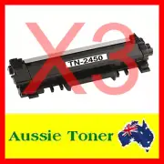 3x TN2450 CHIPPED Toner for Brother HL-L2350DW HL-L2375DW HL-L2395DW MFC-L2710DW