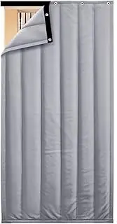 Sound Proof Curtains for Doorway,Soundproof Blanket Winter Thicken Cotton Door Curtain,Thermal Insulated Keep Warm Blackout Drapes,Windproof Waterproof Oxford Cloth,for Dorm Room Classroom