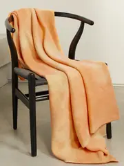 [The Elder Statesman] The Elder Statesman - Tie-dyed Cashmere Blanket - Orange - One size One size Orange