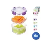 6x Containers Polypropylene to Go Lt0,40 21320b Esp Sistema