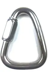 10pc Set- Stainless Steel T316 Triangle Quick Link - Delta Chain Link