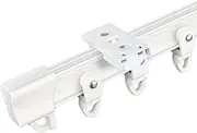 Silent Curtain Tracks Set, Ceiling Tracks For Curtains,Built-in Invisible Curtain Rail, Room Divider Curtain Rod, For Home, Office, Hospital, Hidden(Ceiling Mount,12m/39.3ft)
