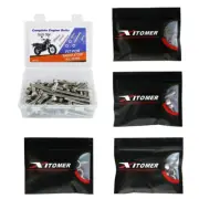 104 PCS Motorcycle Stainless Engine Bolts Fit For Yamaha TW200/XT200 All Years