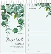Celebration Calendar Planner for Important Dates,V2croft 5 x10 Inch Monthly and Daily Wall Hanging or Desktop Perpetual Journal Convenient to Remember Special Days,Birthdays,Anniversaries