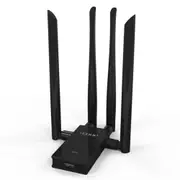 1900Mbps USB WiFi Adapter USB 3.0/2.0 Network Card Receiver Dual Band 2.4G/5Ghz 4*6dbi Antennas for Laptop Desktop Computer