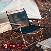 在飛比找Yahoo奇摩購物中心優惠-【好玩旅物】小款_戶外鋁合金牛津布折疊克米特椅露營椅(附收納