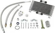 Engine Radiator Fit for Honda CB CG 100CC-250CC 125Ml Aluminum Engine Motocross Accessories Dirt Motorcycle Radiator Oil Cooler Kit Radiator Grille