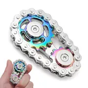 Fidget Spinners Toys For Adults Chain Gear Metal Fidget Spinner Adult EDC Fidget Toys