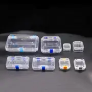 Dental Denture Cases False Teeth Membrane Box Fragile Hinged Display Jewelry Box