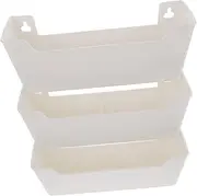 SEWACC Plastic Wall File Holder Office Wall Organizer for Documents Letters Modern Design Mail Organizer Rack
