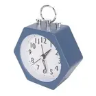 Alarm Clock Silent Metal Case Polygonal Mini Alarm Clock For Bedroomchen Part