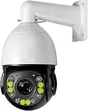 Full Color 90X Optical Zoom Auto Tracking H.265+ 8MP 4K IMX415 256G Audio 360° Rotate AI Alarm WiFi PTZ IP Security Camera(EU Plug_90X 4K 256G)