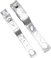 Ipetboom Ergonomic Nail Clippers for Acrylic Nails 4pcs Steel Nail Scissors Set Manicure Tools Pedicure Accessories Easy to Use at Home or on The Go
