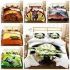Mandalorian Characters Doona Quilt Duvet Cover Set Single Double Queen Size Bed