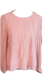 American Eagle Outfitters Womens S Keyhole Tie Back Embordered Peasant Top