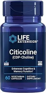 Life Extension Cognizin Cdp-Choline Caps 250Mg, Vegetarian Capsules