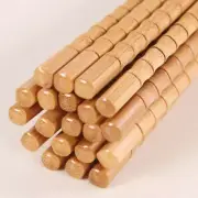 New Handmade Natural Bamboo Wood Chopsticks Healthy Chinese Carbonization Chop S