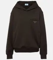 [Prada] Prada Oversized cotton hoodie AU 14 brown