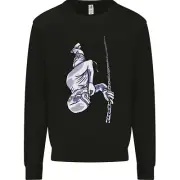 Freediving Chain Diver Scuba Diving Kids Sweatshirt Jumper