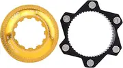 Center Lock Adapter, Centre Lock Adapter Set 6 Bo-LTS Center Disc Brake Rotor Conversion Se-at for Bicycle Mountain Bike (Gold)