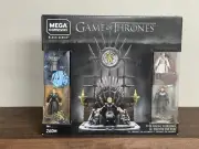 MEGA CONSTRUX BLACK SERIES GAME OF THRONES THE IRON THRONE SET GKM68 Jon Snow
