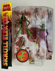 Marvel Select Skrull Elektra Action Figure 2 Pack 2008 SDCC Exclusive