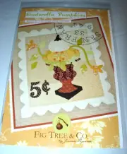 CRAFTS UNCUT Sewing Pattern QUILT FIG TREE CINDERELLA PUMPKINS #8 STAMP 18X21