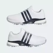 adidas Tour360 24 BOOST Golf Shoes White/Collegiate Navy/Silver Metallic IFO245