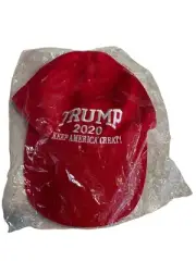Trump Keep America Great 2020 StrapBack Hat/Cap Red Never Worn Brand New