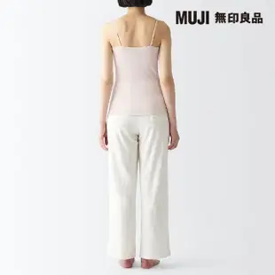 【MUJI 無印良品】女清爽舒適棉質輕薄細肩帶(共4色)