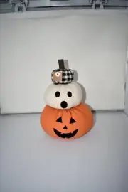 Mud Pie Festive Fall Collection Pumpkin Stack Décor #40030128 NWT