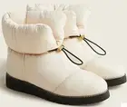 J Crew Elsa Puffer Boot with Primaloft In Dusty Ivory Size 8 Brand New