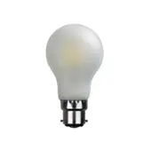 LV LUCE 8w 240v A60 GLS LED Filament Light Bulb - B22 6000K Daylight - Frosted