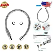 30-Inch Stainless Steel Pre Rinse Faucet Hose - Commercial Spray Replacement Kit