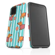 For Google Pixel 4 XL Case Armour Protective Cover Cute Dachshunds