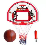 Kids Children Basketball Ring Hoop Rim with backboard Ball and Pump