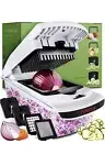 Vegetable Chopper/Slicer- Spiralizer - Onion Chopper with Container Professional