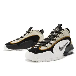 【NIKE 耐吉】休閒鞋 Air Max Penny 1 Rattan 黑 白 卡其 男鞋 哈德威 籃球鞋(DV7442-200)