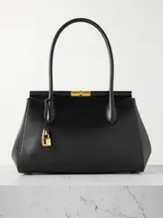 [Dolce & Gabbana] Dolce & Gabbana - Marlene Everyday Leather Tote - Black - One size One size Black