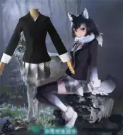 Kemono Friends Cellien Gray Wolf Uniform Oufit Cosplay Costume Custom Made