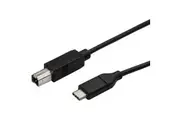 StarTech.com 0.5m USB C to USB B Printer Cable - M/M - USB 2.0 - USB C to USB B Cable - USB C Printer Cable - USB Type C to Type