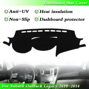 1pc Car Black Dashboard Cover Pad Dashmat For Subaru outback legacy (for: Subaru)
