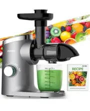 Slow Masticating Juicer, Cold Press Jucier Machines, with Triple...