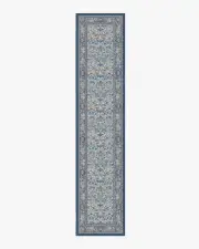 75' x 365' | Machine Washable Runner Rug | Kid & Pet Friendly | Indoor Rug | Morris & Co. Strawberry Thief Indigo & Ivory Rug | Ruggable
