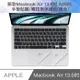 新款Macbook Air 13.6吋 A2681 手墊貼膜/觸控板保護貼(銀色)