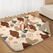 Baby Play Mats for Floor, 130 X130Cm Play Mat for Playpen, Soft Padding Foam ...