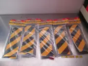 (5) Hanson 55303 2" x 24" Yellow Black Self Adhesive Reflective Safety Tape